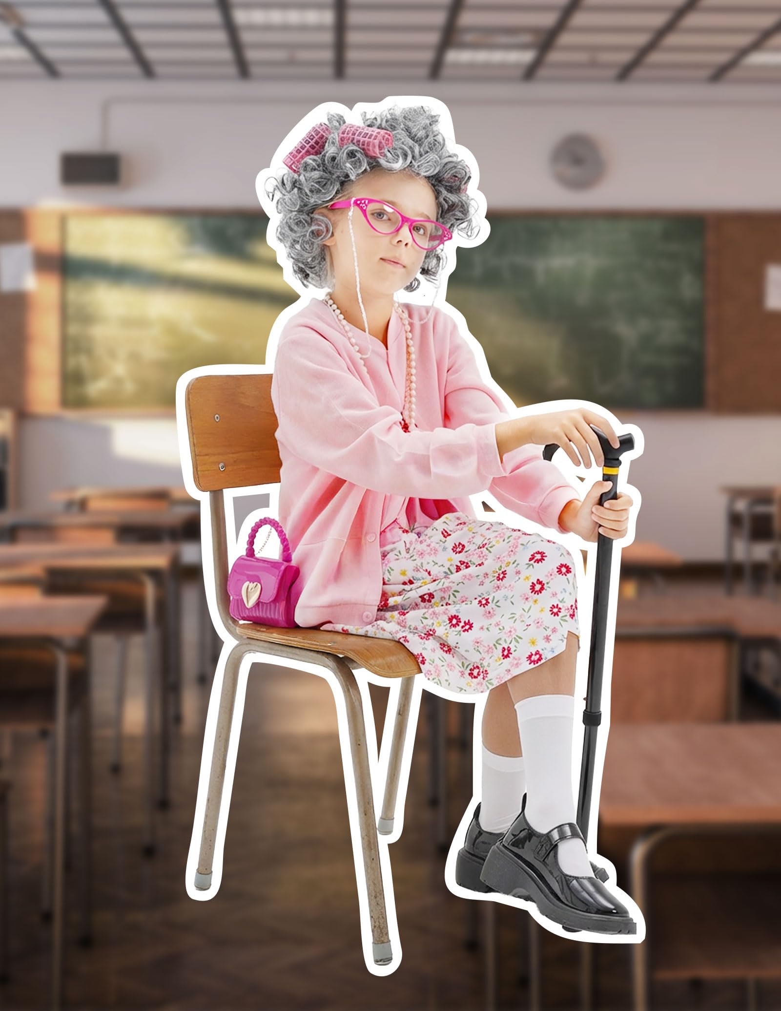 WooWee handbag completes the ensemble with a practical, fun accessory.