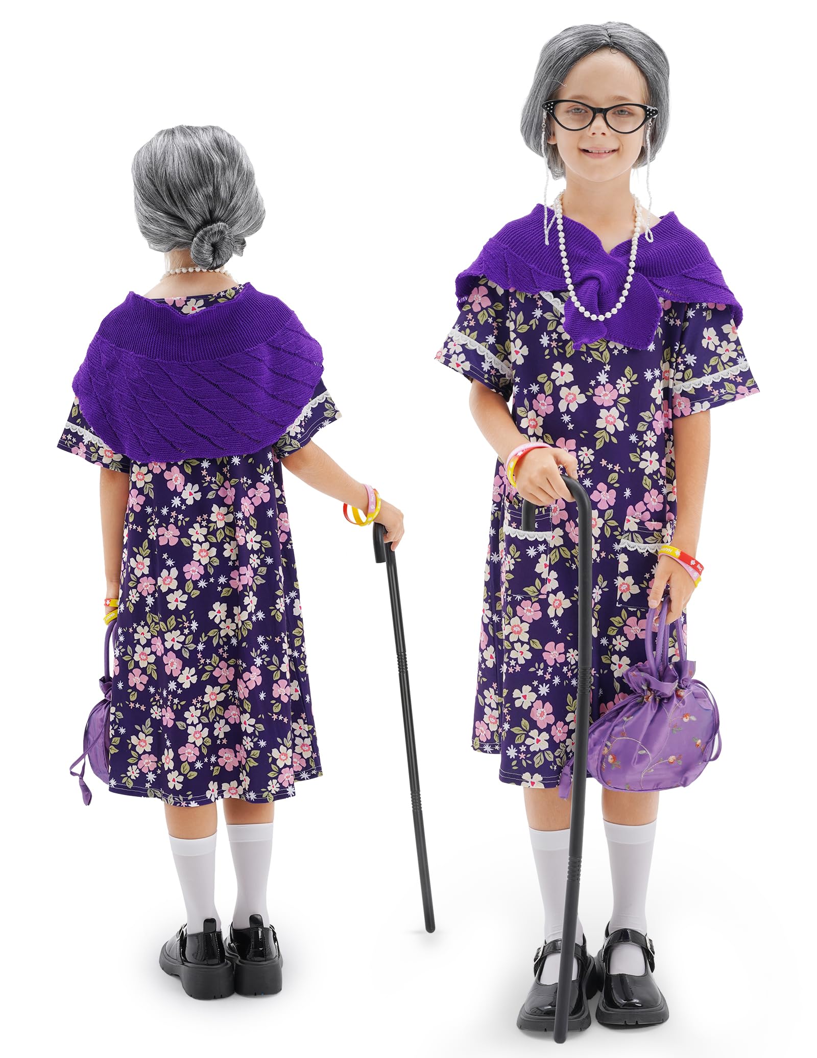 WooWee old lady costume plastic crutch for playful role-play