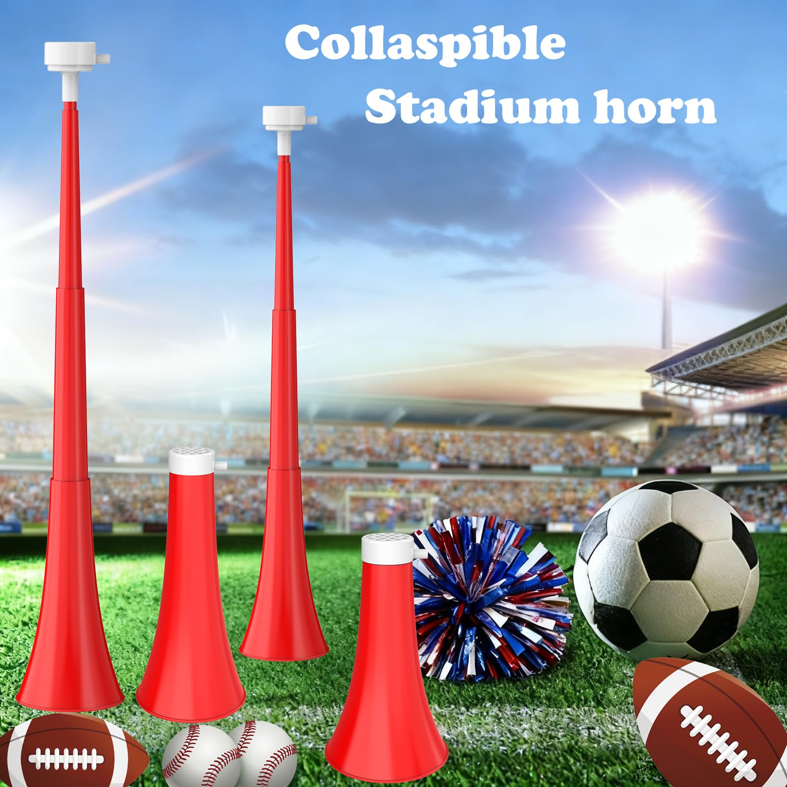 Woowyvyell compact portable design fits pockets for crowd energy on the go.