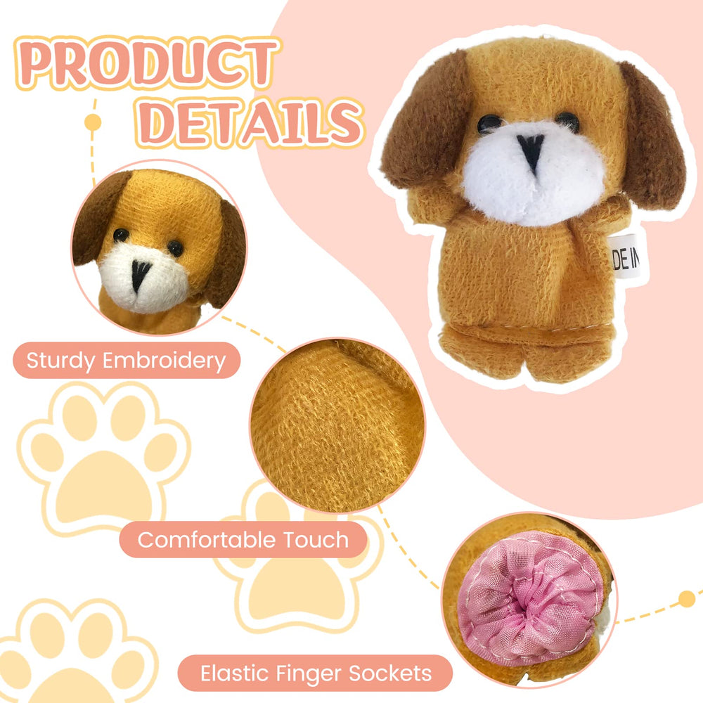 Woozettn human finger puppets include family figures for relatable role-play.
