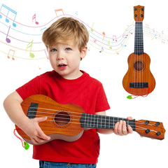 Woozettn kids ukulele 17-inch front view, light and safe beginner instrument