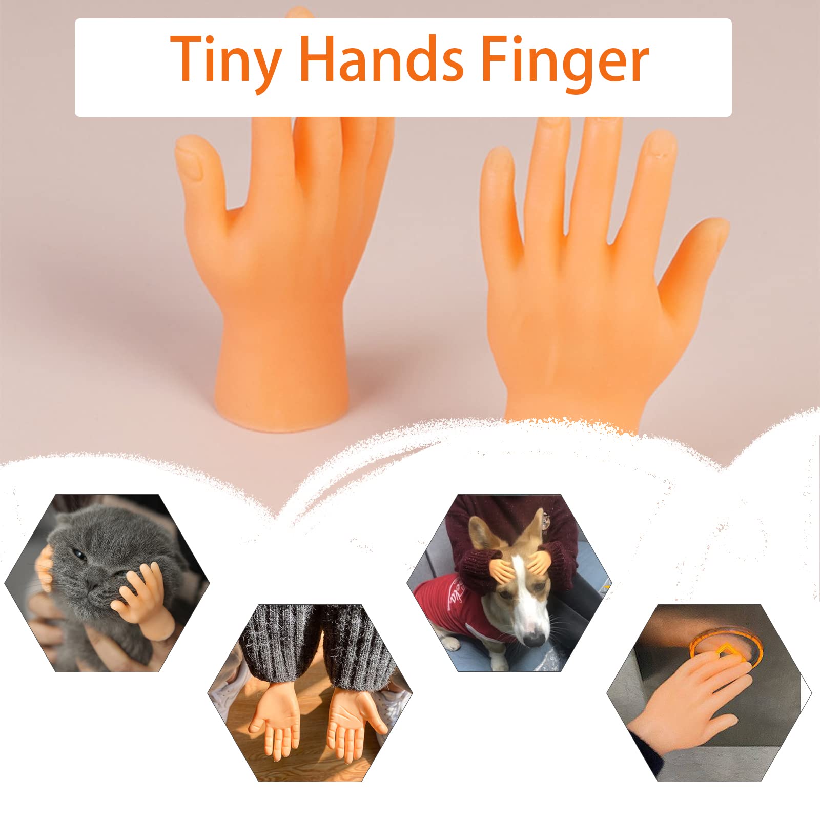 Woozettn puppet-show party prop hands for entertaining crowds
