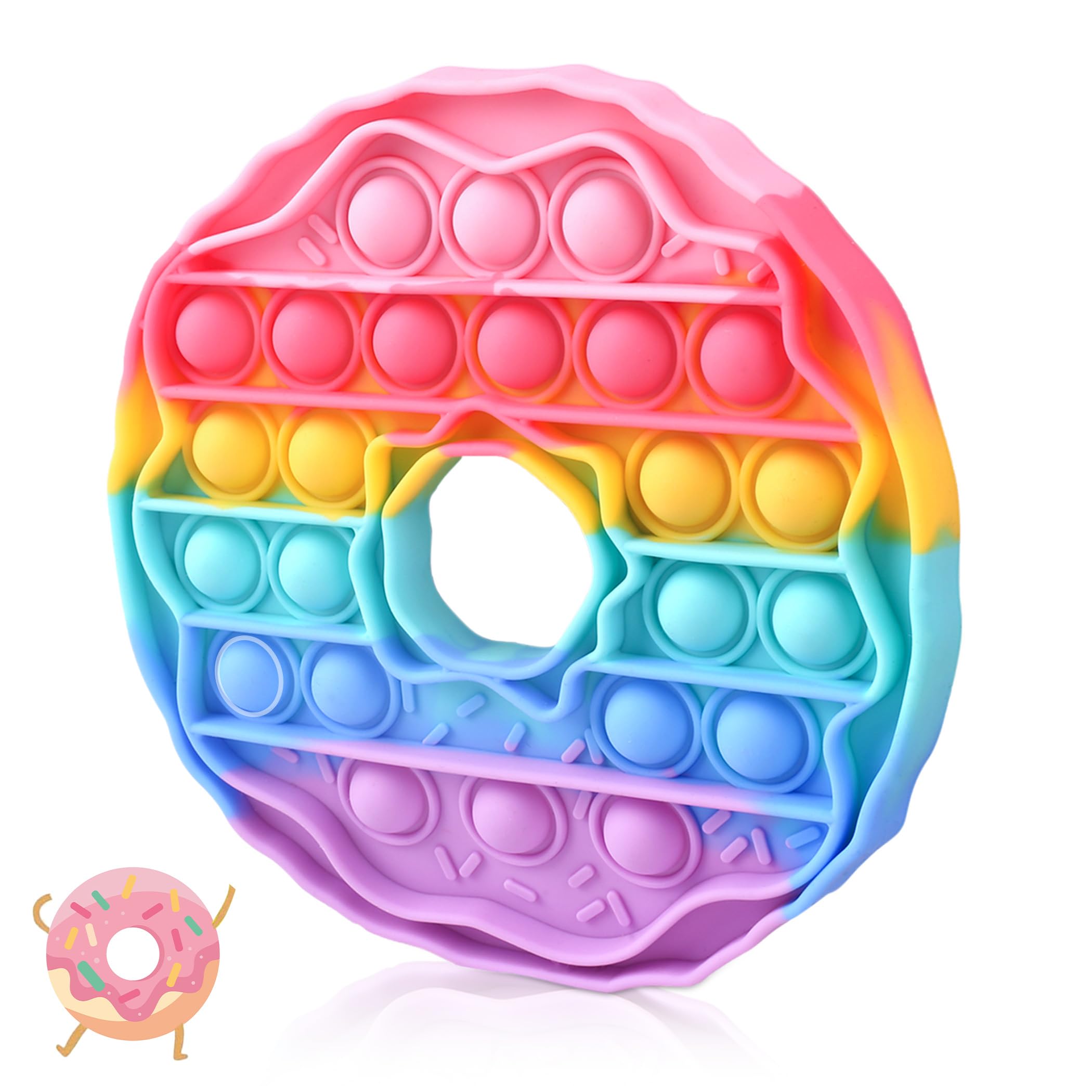 Woplagyreat Bubble Donut toy closeup highlights stress relief and focus.