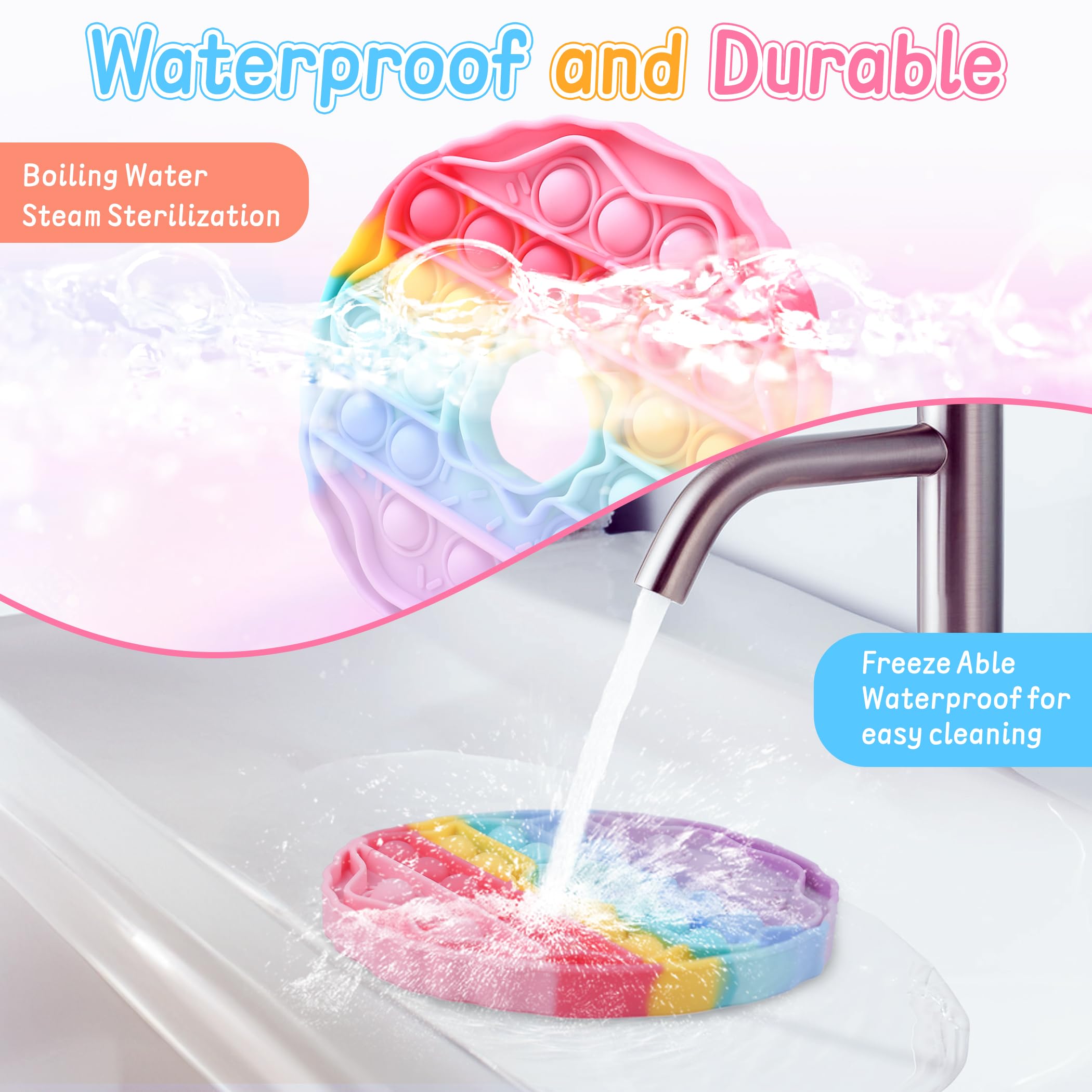 Woplagyreat Bubble Donut toy multi-color design sparks creativity.