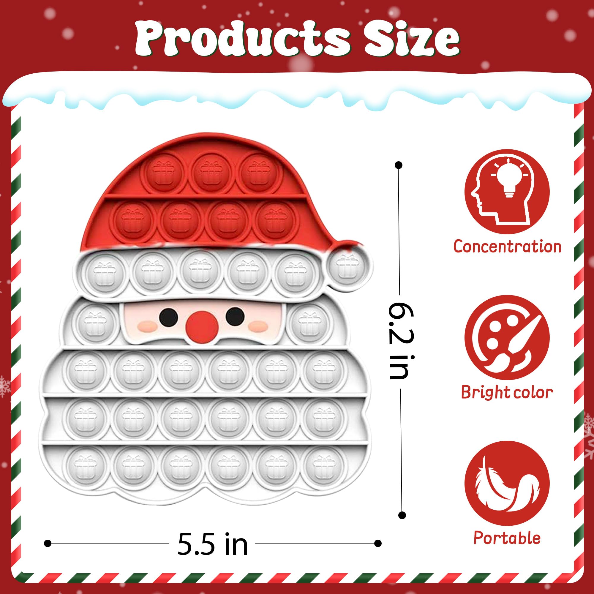 Woplagyreat stocking stuffer bubble toy adds holiday fun.