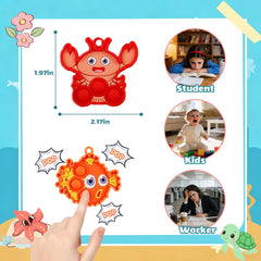 Woplagyreat sea turtle pop toy, durable desk toy for kids during breaks.