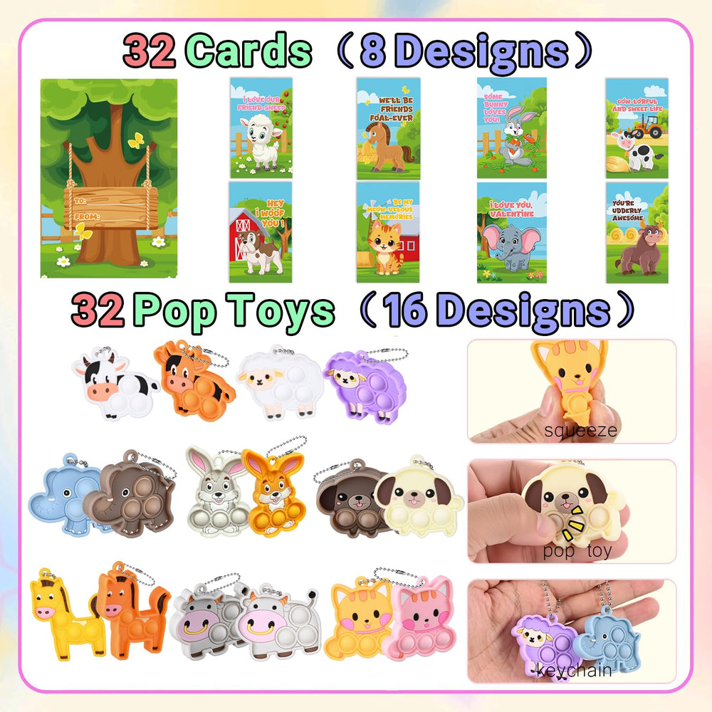 Woplagyreat pony pop toy bright colors for playful learning