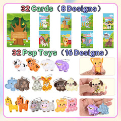 Woplagyreat pony pop toy bright colors for playful learning