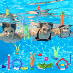 Woplagyreat water plants provide colorful water scenery for play.