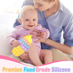 Woplagyreat silicone fidget bubble provides tactile fun and stress relief