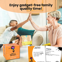 WORD TEASERS family game night creates engaging learning moments for all ages.