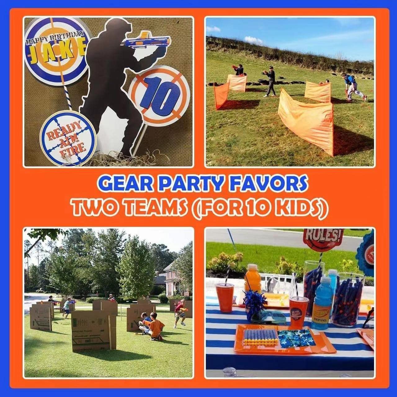 Wordot Nerf party kit party-ready decorations and gear for celebrations