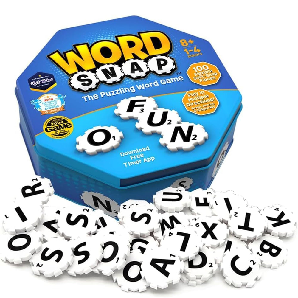 WordSnap soft snap tiles close-up for secure, easy word building
