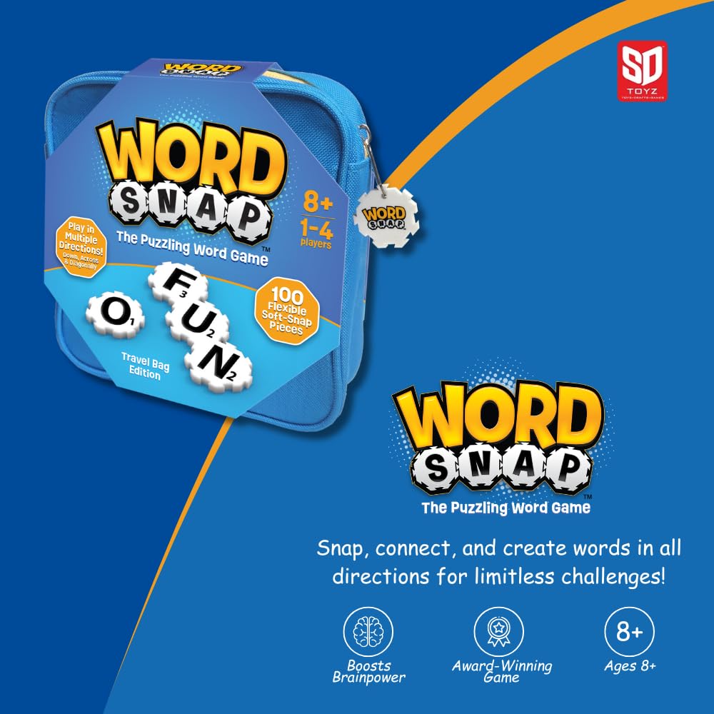 WordSnap soft-snap tiles stay secure during rapid turns.