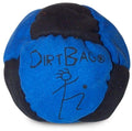 World Footbag Dirtbag blue and black footbag for easy practice and precise control
