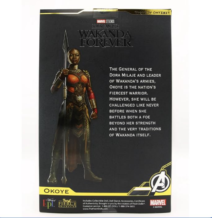 World of EPI Okoye doll battle accessories ready for creative play