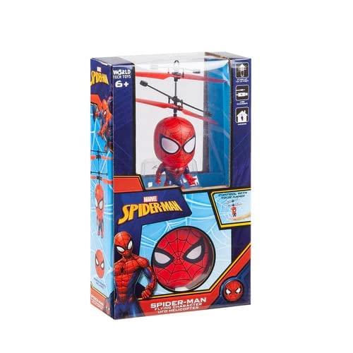 World Tech Toys Spider-Man USB charging lets quick recharges for more playtime.