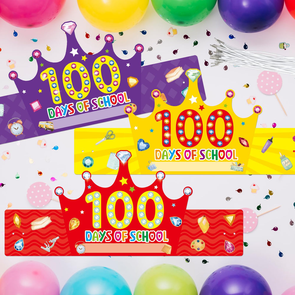 WorldBazaar adjustable crowns fit most head sizes for group activities.