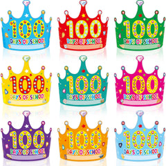 WorldBazaar classroom crowns create a colorful celebration setup.