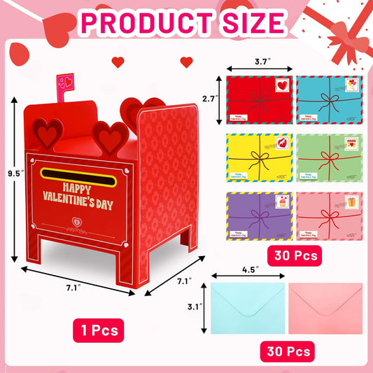 WorldBazaar valentines mailbox fully assembled as a cube, ready for exchanges