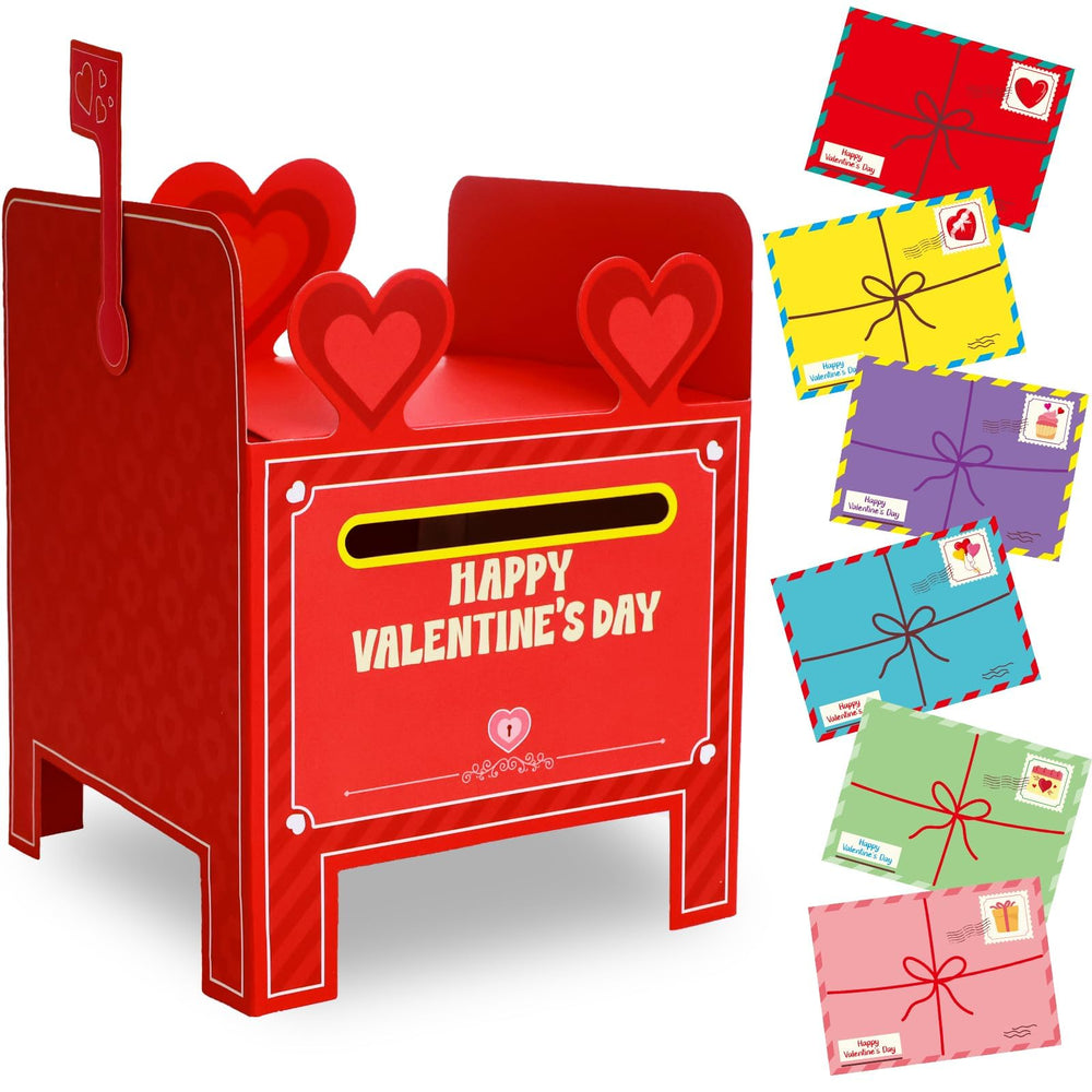 WorldBazaar valentines mailbox used for school party favors and exchanges