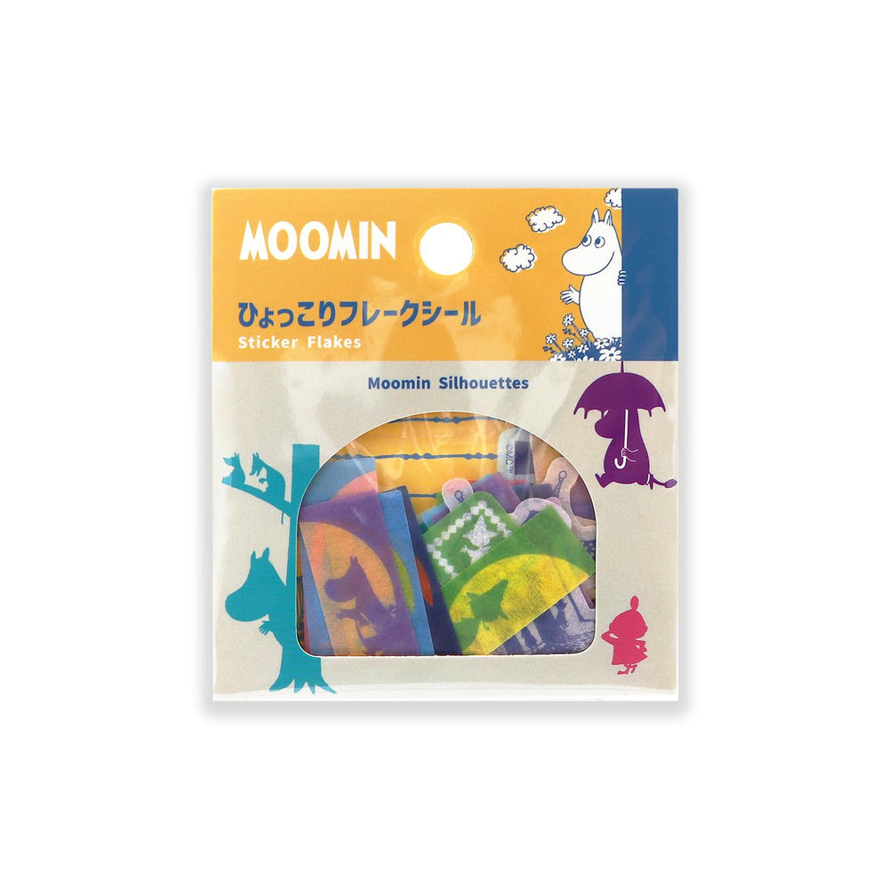 World Craft Moomin Seal Flake Silhouette edge decoration for notebooks