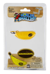 World's Smallest Bananagrams packaging shown as a compact gift.