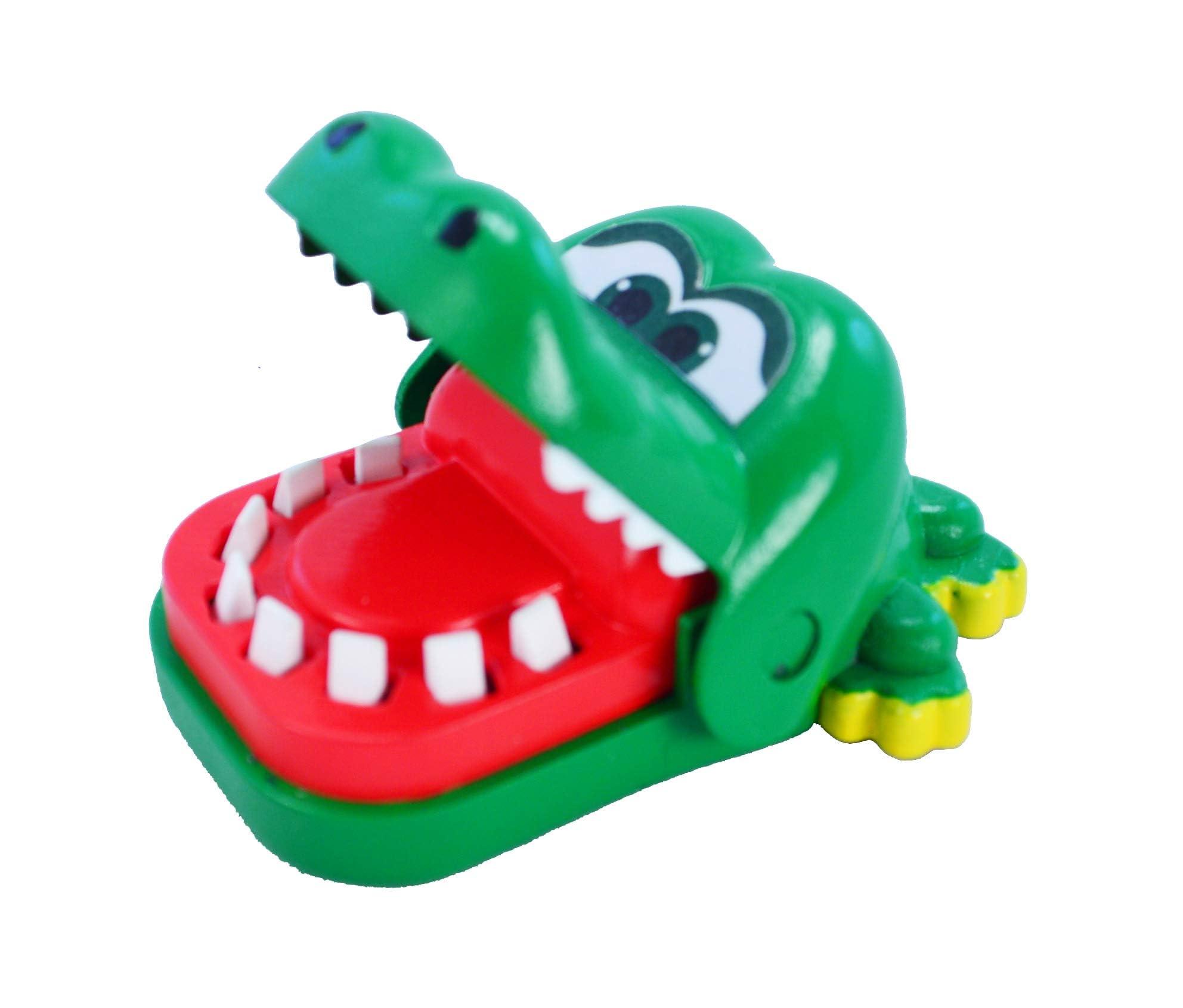 World's Smallest Crocodile Dentist teeth-pieces close-up for tactile play.