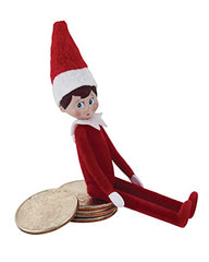 Package artwork highlights the collectible Christmas tradition of the elf.