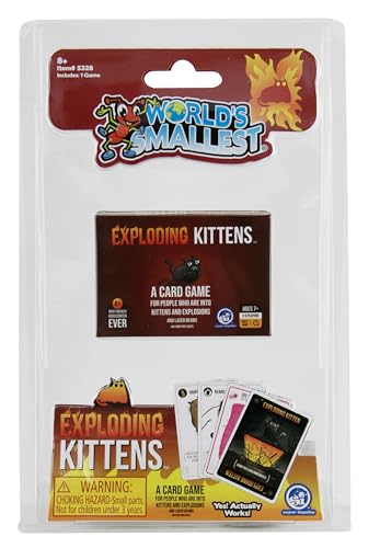 World's Smallest Exploding Kittens travel game for family nights.