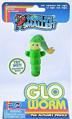 World's Smallest Glo Worm Hasbro licensed design for pajama party fun.