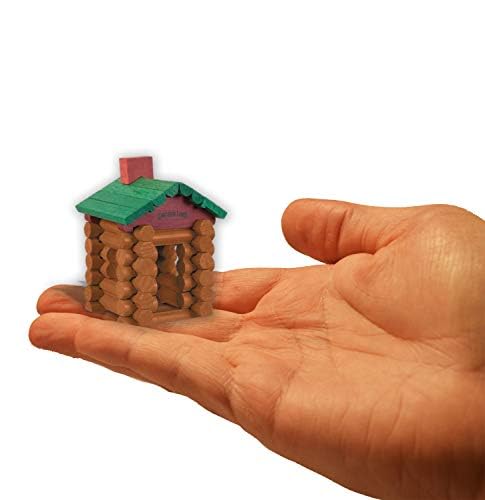 World's Smallest Lincoln Logs compact play encourages hands-on problem solving.