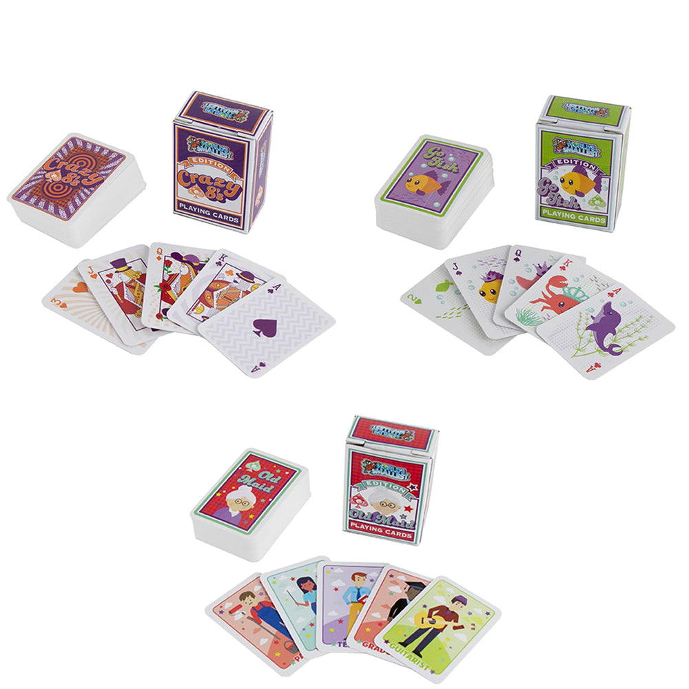 World's Smallest Old Maid deck ready for compact play on the go
