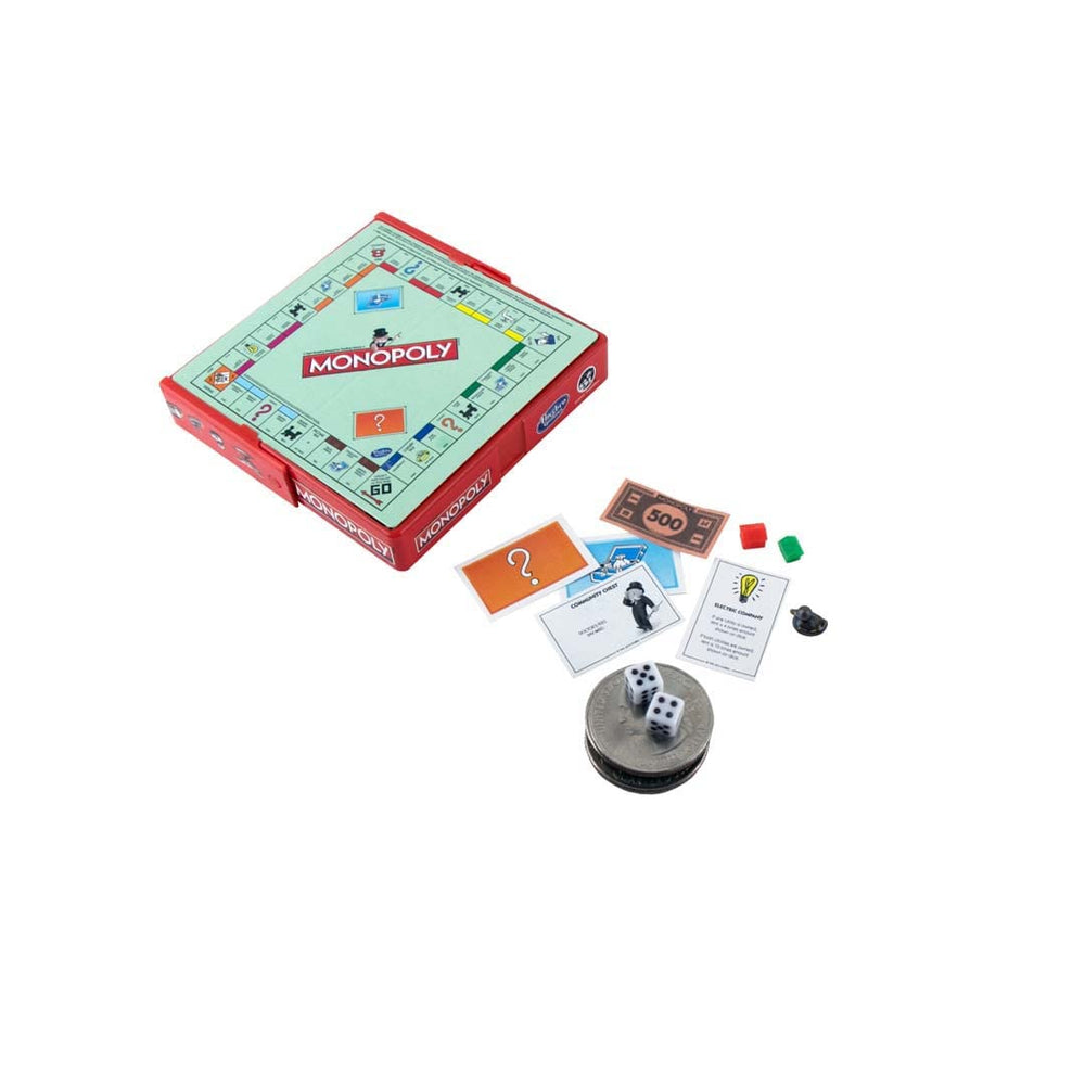 World's Smallest Monopoly miniature houses and hotels speed up game setup.