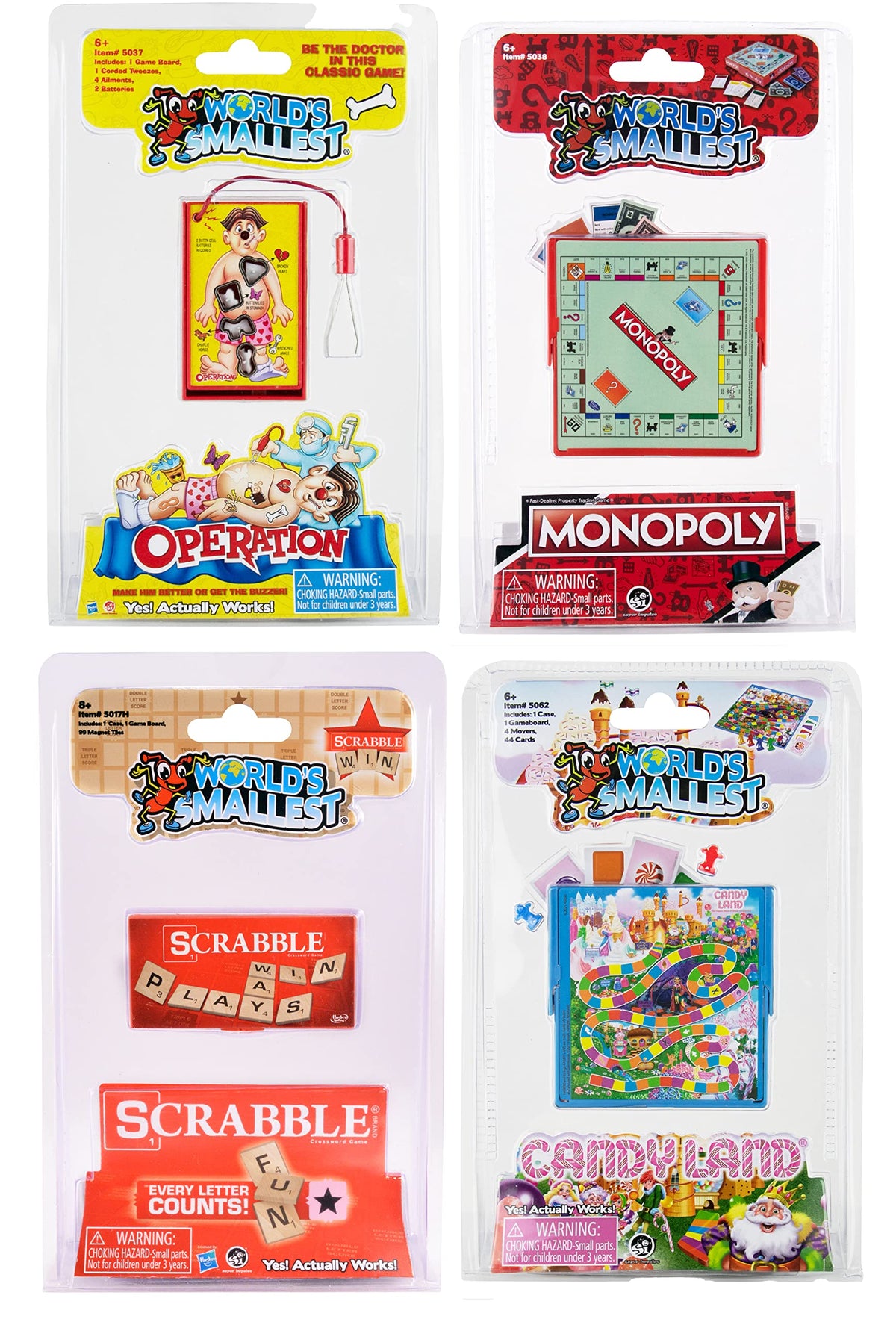 World's Smallest Monopoly pocket-size game for travel-friendly family fun.