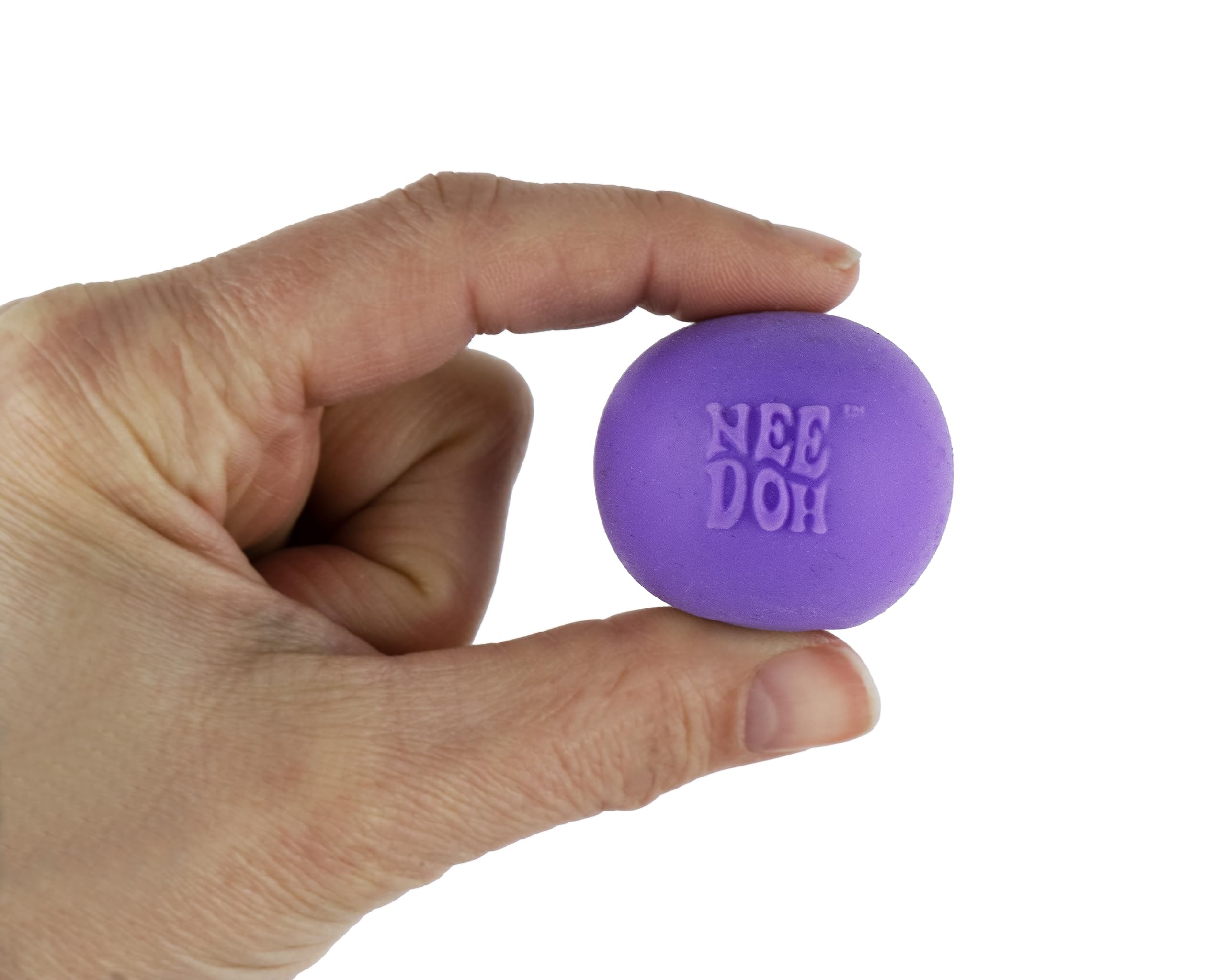 World's Smallest Nee-Doh in 1.25-inch size for pocket carry.
