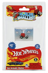 World’s Smallest Snoopy Hot Wheels die-cast metal, authentic feel in miniature
