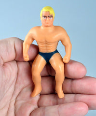 Miniature Stretch Armstrong stretches nearly four times its size and returns.