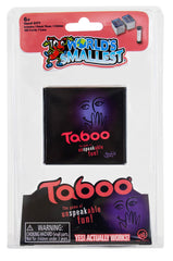 World's Smallest Taboo 150 cards in a compact travel deck.