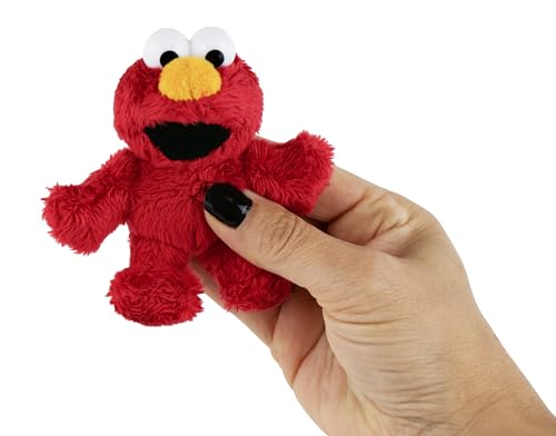 World's Smallest Tickle Me Elmo soft plush close-up for cozy moments
