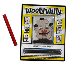 World's Smallest Wooly Willy ultra-compact size fits in a pocket for travel fun.