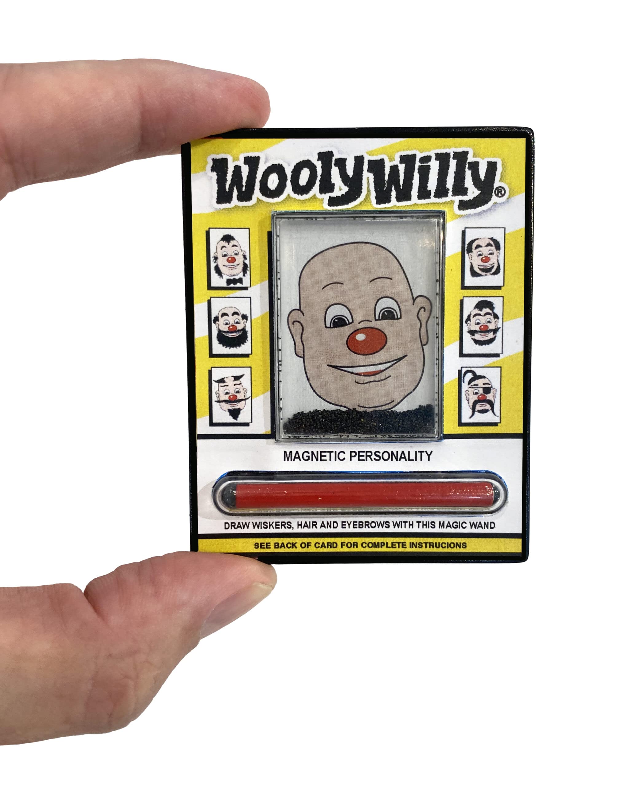 World's Smallest Wooly Willy drawing board for quick tiny designs on the go.