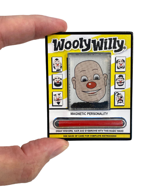 World's Smallest Wooly Willy drawing board for quick tiny designs on the go.