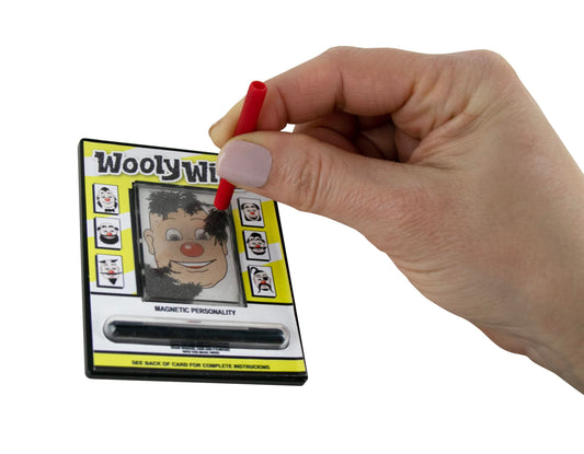 World's Smallest Wooly Willy magnetic wand enables precise placement of features.