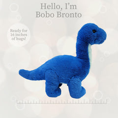World's Softest Bobo Bronto 16in plush soft fur texture, comforting nightly buddy.