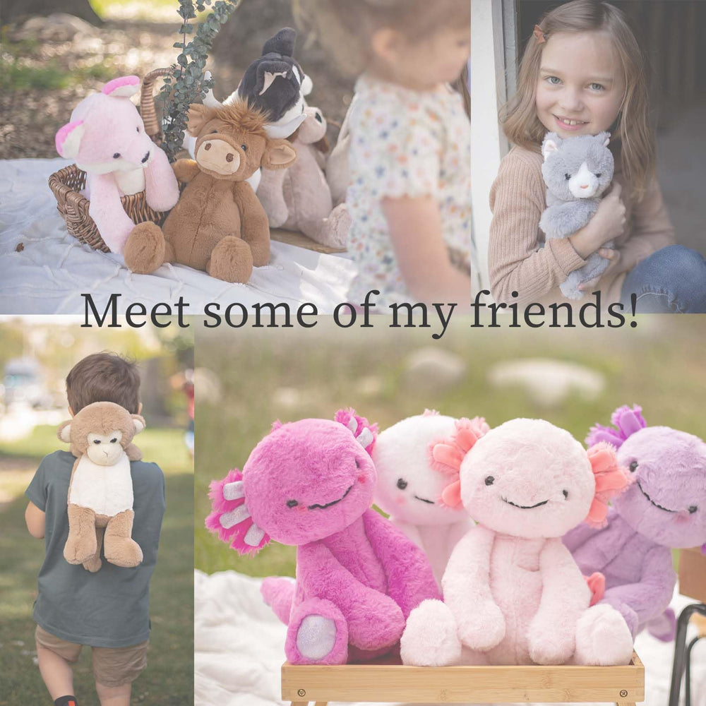 Designed in the USA by Beverly Hills Teddy Bear Company craftsmanship.