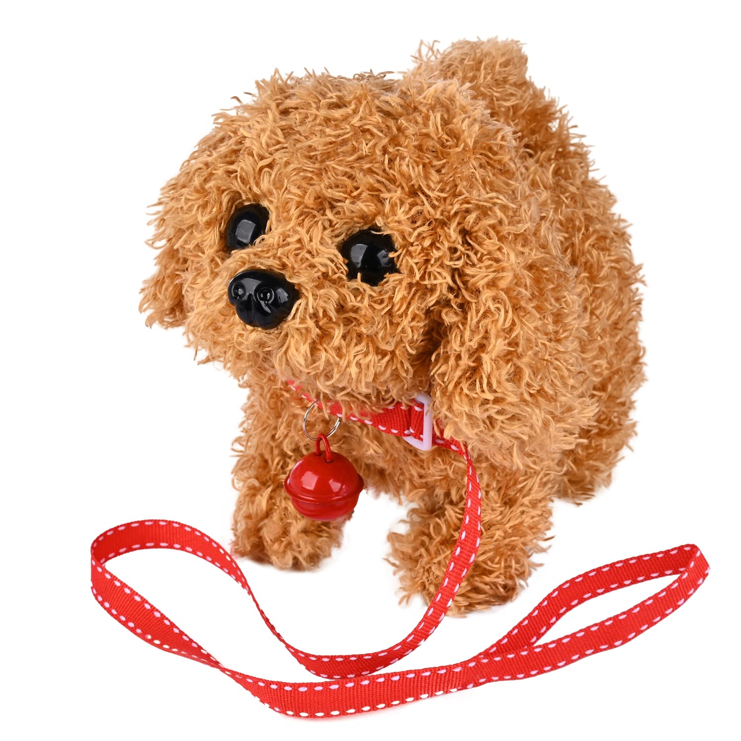 WorWoder Plush Teddy Dog walking action for interactive play.