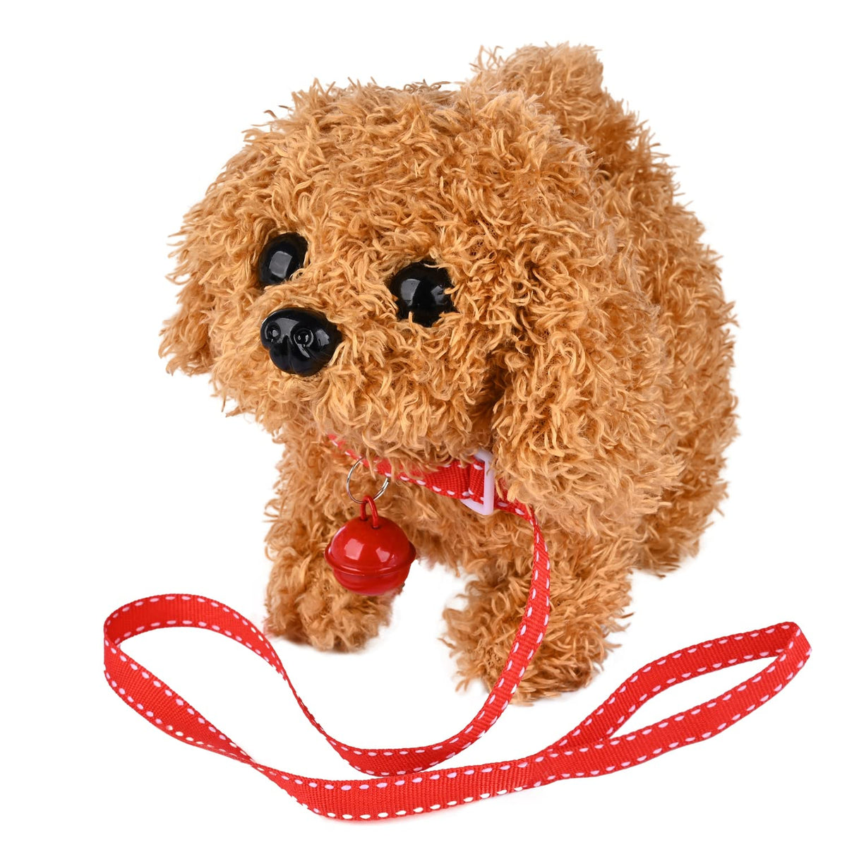 WorWoder Plush Teddy Dog walking action for interactive play.