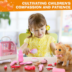 WorWoder safe materials and soft fur ensure comfortable play.