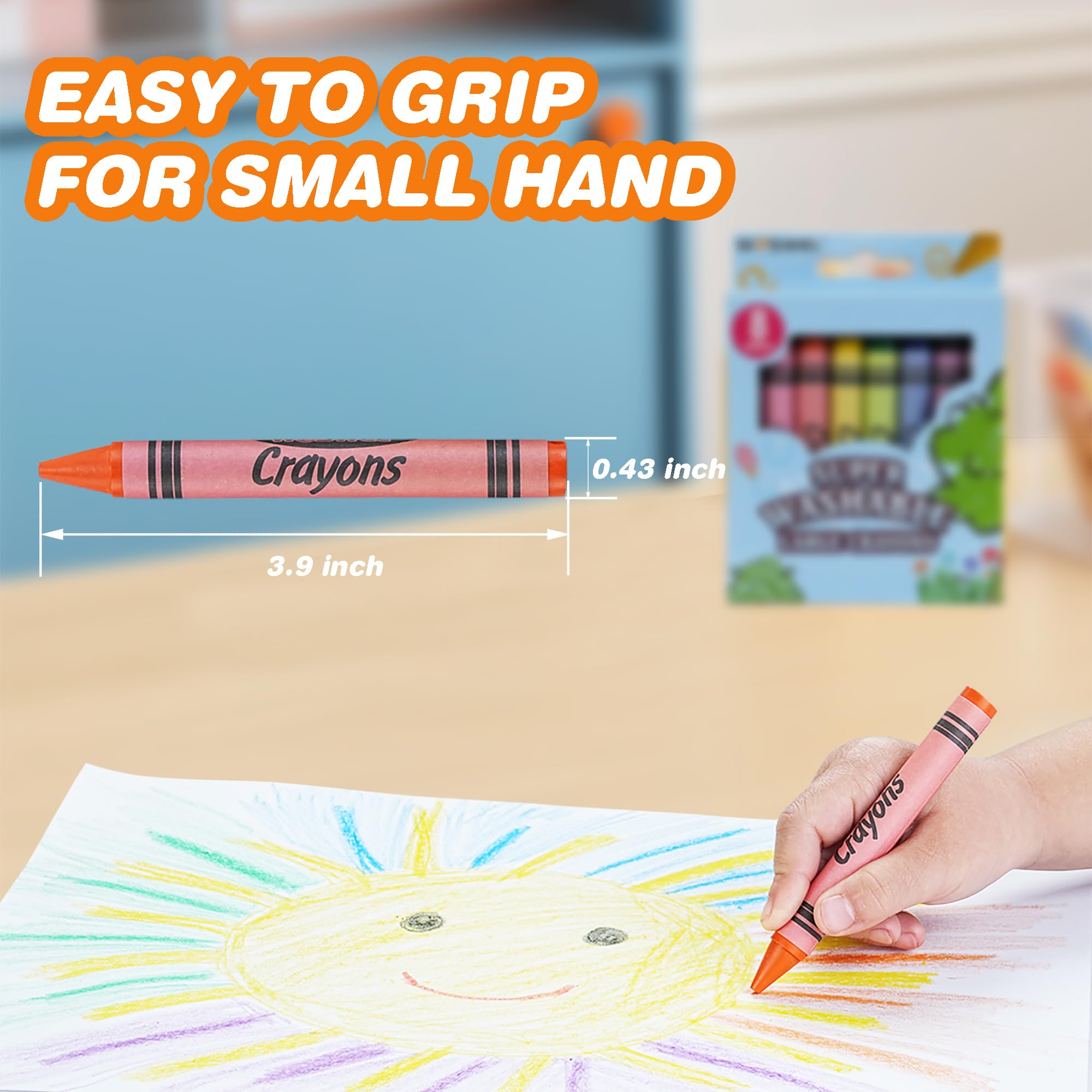 WOSWEL bright eight color set to inspire vivid drawings.